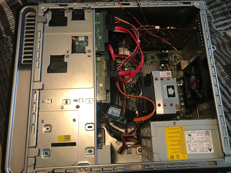 Photo of a Linux Server internal components